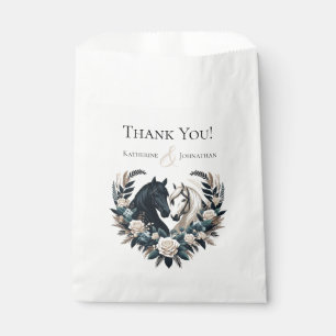 Sacolinha Cavalos de Casamento no Amor Bolsas Favoráveis
