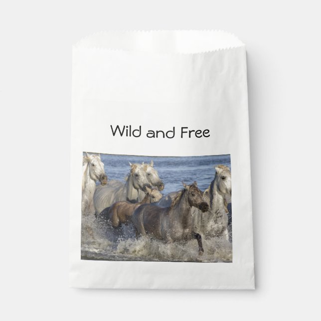 Sacolinha Cavalos galopando na água (Frente)