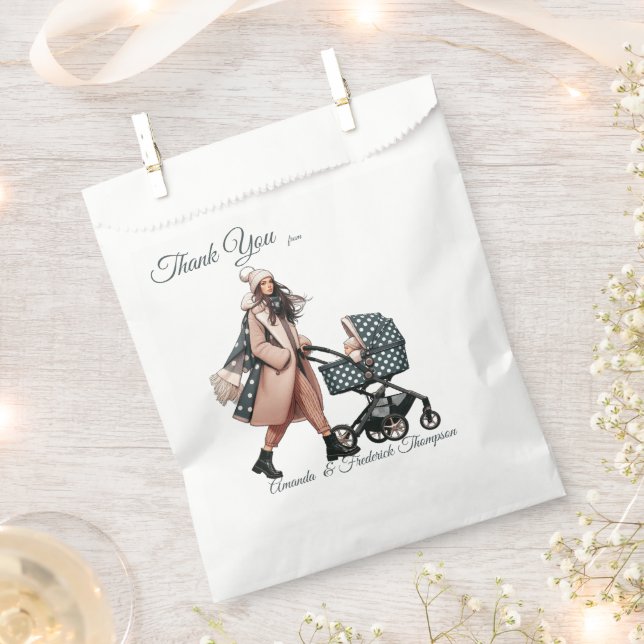Sacolinha Celebrações de inverno na neve, com Kittens (Cortado)