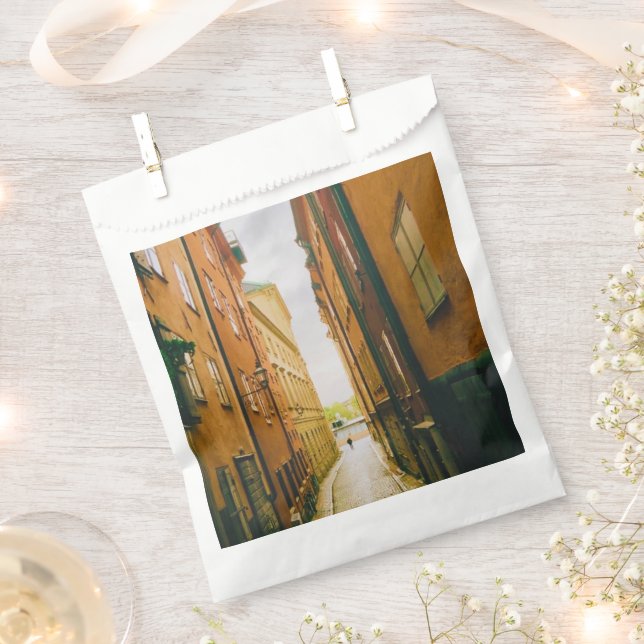 Sacolinha Centro histórico antigo, Gamla Stan, Estocolmo, Su (Cortado)