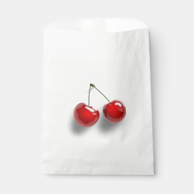 Sacolinha Cerejas Vermelhas com Glacê de Sobremesa (Frente)