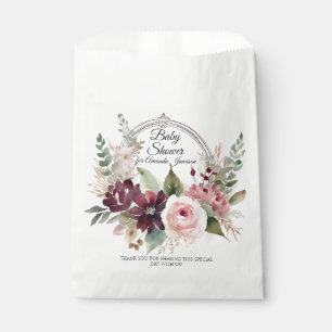 Sacolinha Chá Cinza Rosa-Rosa-Floral