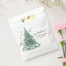Chá de Bebê Árvore de Natal Nevada