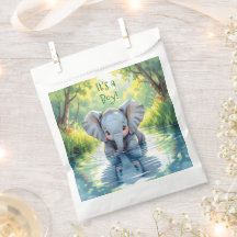 Chá de Bebê com Tema de Elefante Bebê