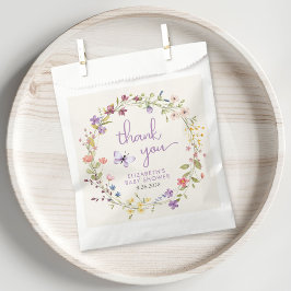 Sacolinha Chá De Bebê De Flores Selvagens