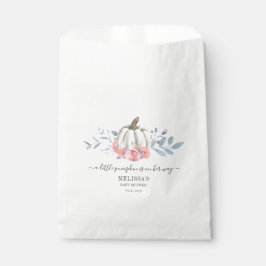 Sacolinha Chá de Bebê Floral Rosas Rosadas Abóbora