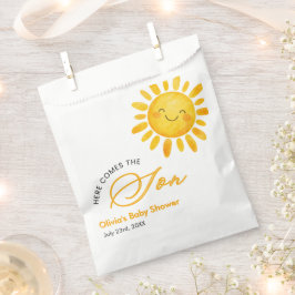 Sacolinha Chá de Bebê Fofo Aqui Vem o Sol 