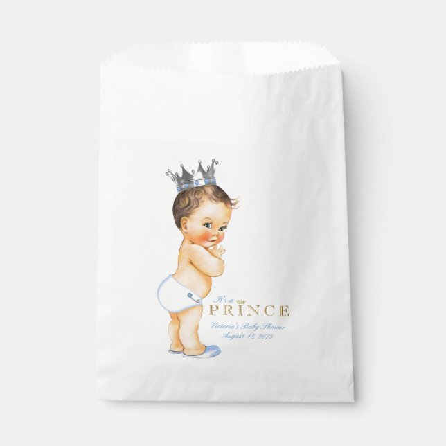Sacolinha Chá de Bebê Príncipe (Frente)