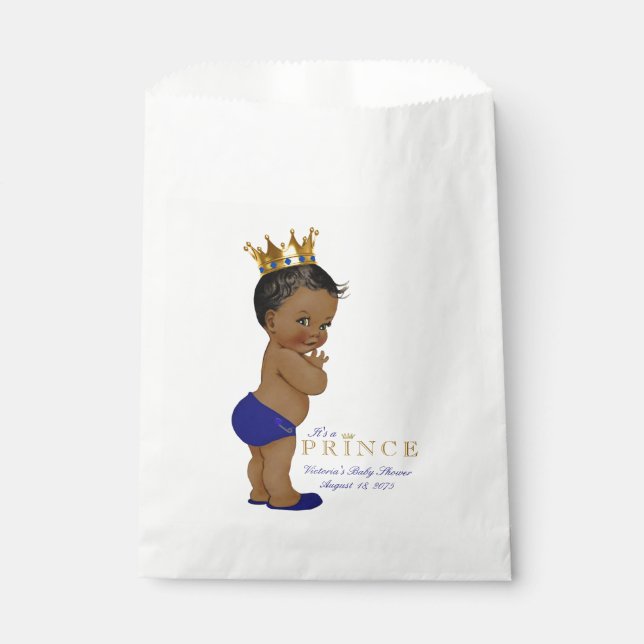 Sacolinha Chá de Bebê Príncipe (Frente)