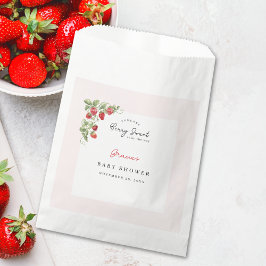 Sacolinha Chá de Bebê Rosa Morango