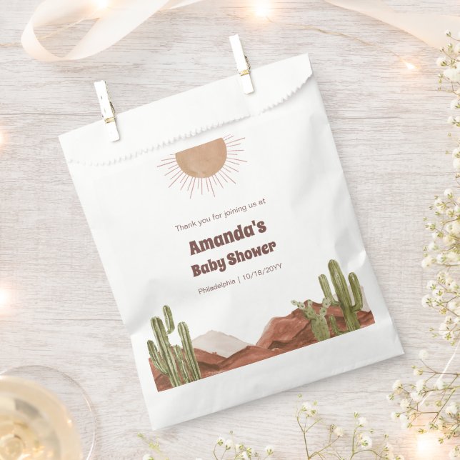 Sacolinha Chá de fraldas Abóbora Menino Minimalista (Cortado)