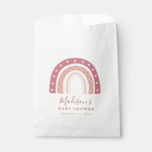 Chá de fraldas Arco-Íris Cor-de-Rosa Cinza Moderno