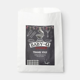 Sacolinha Chá de fraldas Baby-Q Grill Chalkboard