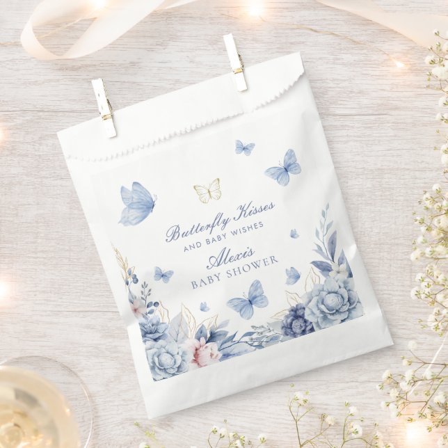 Sacolinha Chá de fraldas Beijo-Borboleta (Cortado)