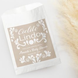 Sacolinha Chá de fraldas Boho Cielito Lindo Mexicano