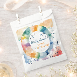 Sacolinha Chá de fraldas BOHO de Cubo Personalizado