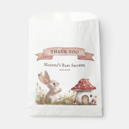 Sacolinha Chá de fraldas Coelhinho Fofo Personalizado Obriga