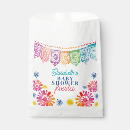 Sacolinha Chá de fraldas Colorido Chá de fraldas Fiesta Mexi