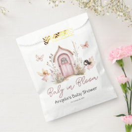 Sacolinha Chá de fraldas das Fairies de Madeira Rosa