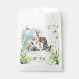 Sacolinha Chá de fraldas de Animais da Floresta Florestal de