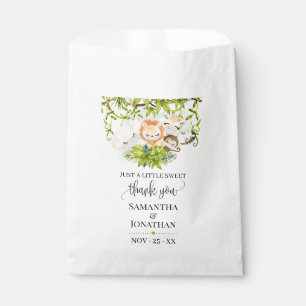 Sacolinha Chá de fraldas de Animais Selvagens Safari