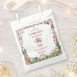 Sacolinha Chá de fraldas de Aquarela Ocidental para Garota C