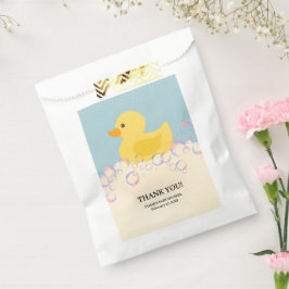 Sacolinha Chá de fraldas de Bolhas de Rubber Ducky