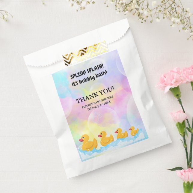 Sacolinha Chá de fraldas de Borracha Colorida Moderna (Selado)