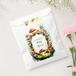 Sacolinha Chá de fraldas de Cogumelo do Pastel Florestal