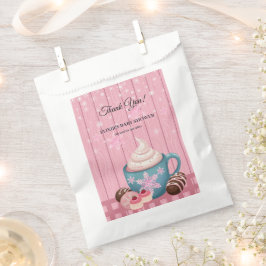 Sacolinha Chá de fraldas De Creme De Cacau Quente De Madeira