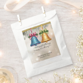 Sacolinha Chá de fraldas de Enfeites de natal de Jingle Bell