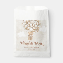 Sacolinha Chá de fraldas de Espera do Balão do Urso de Teddy