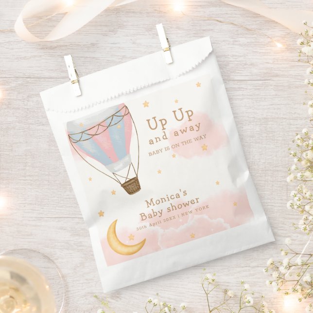 Sacolinha Chá de fraldas de Estrela da Lua de Ar Quente para (Cortado)