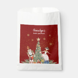 Sacolinha Chá de fraldas de Festa de Natal de Nutcracker