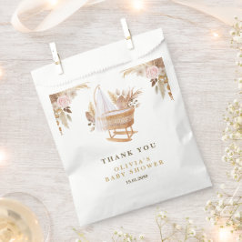 Sacolinha Chá de fraldas de Flor de Cores Aquáticas Branco