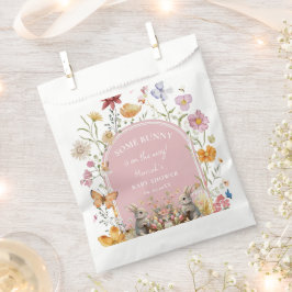 Sacolinha Chá de fraldas de Flor Selvagem de Páscoa Algumas