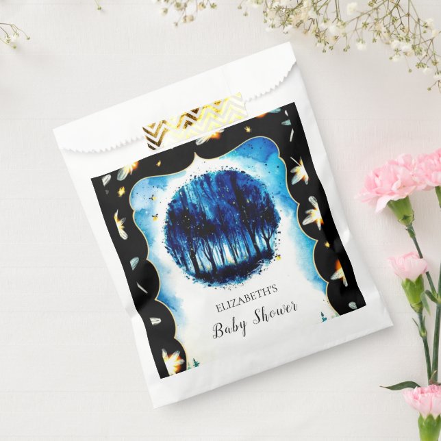 Sacolinha Chá de fraldas de floresta encantada simples (Selado)