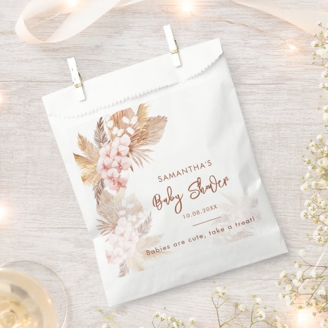 Sacolinha Chá de fraldas de Garota de Grama de Pampas (Cortado)