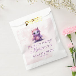 Sacolinha Chá de fraldas de Garota Monstro do Halloween