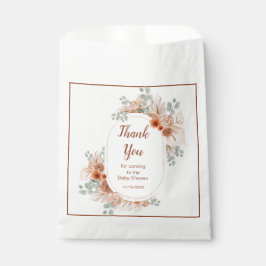 Sacolinha Chá de fraldas de Grass Boho Terracotta Pampas