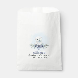 Sacolinha Chá de fraldas de inverno do Garoto do Urso Polar