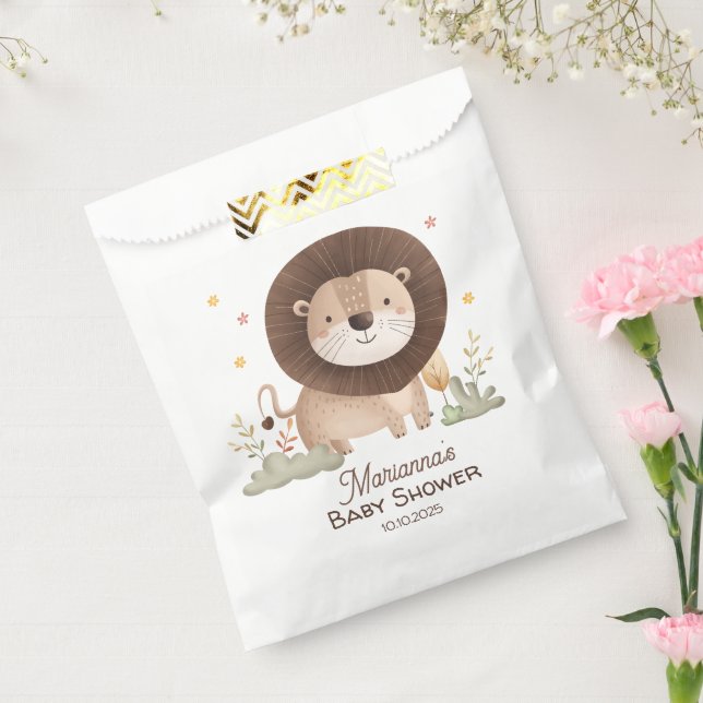 Sacolinha Chá de fraldas de leão-cômoda rugindo com Entusias (Selado)