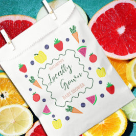 Sacolinha Chá de fraldas de mercado do agricultor com cresci