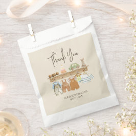 Sacolinha Chá de fraldas De Nursera Watercolor Boho Obrigado