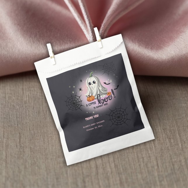 Sacolinha Chá de fraldas de Pequeno Boo de Abóbora (Criador carregado)