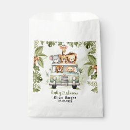 Sacolinha Chá de fraldas de Rapazes da Selva Tropical Safari