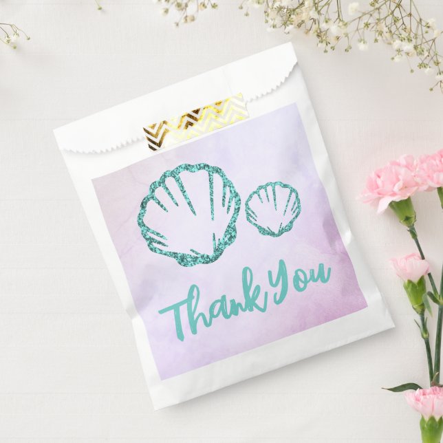 Sacolinha Chá de fraldas de Seashell (Selado)