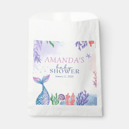 Sacolinha Chá de fraldas de Sereia de Aquarela