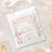 Chá de fraldas de Sweetheart do Arch Gingham Boho 