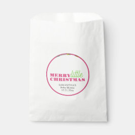 Sacolinha Chá de fraldas de Tema de Natal Favorecer Bolsas